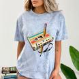 Retro Cassette Tape & Pencil Rewind Nostalgia Party 80s 90s Premium Comfort Color Blast T-Shirt Ocean