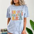 Retro Groovy In My Master's Degree Era Graduation Master Comfort Color Blast T-Shirt Ocean