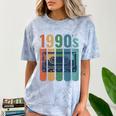Retro Nineties Style Audio Tape Nostalgia Year 1990 Comfort Color Blast T-Shirt Ocean