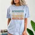 Retro Soul Introverted But Willing To Discuss Nostalgia Comfort Color Blast T-Shirt Ocean Retro Soul Introverted But Willing To Discuss Nostalgia Comfort Color Blast T-Shirt Ocean