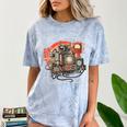 Retro Tech Stack 80s 90s Nostalgia Analog TV Cameras Comfort Color Blast T-Shirt Ocean