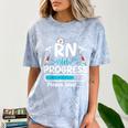 RN In Progress Loading Future Nurse Graduation Lover Comfort Color Blast T-Shirt Ocean