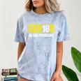Senior 2018 Class President-School Colors Graduation Comfort Color Blast T-Shirt Ocean