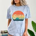 Senior 2023 Graduation My Last First Day Of Class Of 2023 Comfort Color Blast T-Shirt Ocean