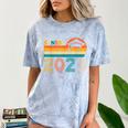 Senior 2023 Retro Class Of 2023 Seniors Graduation 23 Comfort Color Blast T-Shirt Ocean