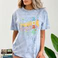 Senior 2024 Groovy Retro Class Of 2024 Graduation Senior 24 Comfort Color Blast T-Shirt Ocean