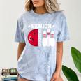 Senior 2025 Bowling Player Class Of 2025 Graduation Seniors Comfort Color Blast T-Shirt Ocean