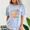 Senior 2026 Groovy Retro Grad Class Of 2026 Graduation Kids Comfort Color Blast T-Shirt Ocean