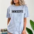 Senior 2026 MMXXVI Graduate Class Of 2026 Graduation Comfort Color Blast T-Shirt Ocean
