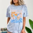 Senior 2026 Retro Groovy Flowers Graduation Comfort Color Blast T-Shirt Ocean