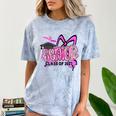 Senior 2027 Class Of 2027 Coquette Girl Pink Graduation 2027 Comfort Color Blast T-Shirt Ocean