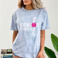 Senior Cheerleader Cheer Class Of 2025 Graduation Graduate Comfort Color Blast T-Shirt Ocean