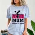 Senior Cheerleader Mom Cheer Class Of 2025 Graduation Women Comfort Color Blast T-Shirt Ocean