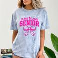 Senior Class Of 2026 Coquette Pink Bow Graduation 2026 Comfort Color Blast T-Shirt Ocean