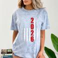 Senior Class Of 2026 Patriotic American USA Flag Graduation Comfort Color Blast T-Shirt Ocean