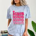 Senior Class Of 2026 Pink Coquette Bow Graduation 2026 Comfort Color Blast T-Shirt Ocean