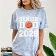 Senior Dad Class Of 2026 Cute Basketball Dad Graduation 2026 Comfort Color Blast T-Shirt Ocean