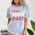 Senior Football Mom 2027 Team Class Of 2027 Graduation Mom Comfort Color Blast T-Shirt Ocean