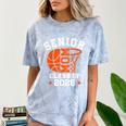 Senior Mom Class Of 2026 Basketball Graduation Comfort Color Blast T-Shirt Ocean