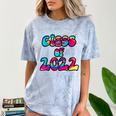 Senior Year 2022 Class Of 2022 Graduation Tie Dye Groovy Comfort Color Blast T-Shirt Ocean