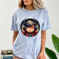 Serene Music Enthusiast With Headphones Introvert Cute Boy Comfort Color Blast T-Shirt Ocean