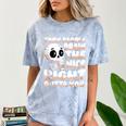 Skeleton Coffee Lover Introvert Comfort Color Blast T-Shirt Ocean