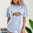 Sloth Graduation Shirt I Did It Diploma Grad Comfort Color Blast T-Shirt Ocean