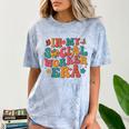 In My Social Worker Era Cute Social Worker Graduation MSW Comfort Color Blast T-Shirt Ocean