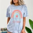 Social Worker Work MSW BSW Graduation 2024 Masters Degree Comfort Color Blast T-Shirt Ocean