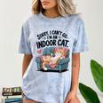 Sorry I Can’t Go I’m An Indoor Cat Couch Introvert Cat Comfort Color Blast T-Shirt Ocean Sorry I Can’t Go I’m An Indoor Cat Couch Introvert Cat Comfort Color Blast T-Shirt Ocean