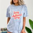 Sorry I'm Awkward Sorry Introvert Humor Comfort Color Blast T-Shirt Ocean