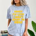 SORRY I'M LATE I DIDN'T WANT TO COME FUNNY INTROVERT PRESENT Comfort Color Blast T-Shirt Ocean
