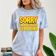 Sorry Im Not Good At Peopleing Introvert Comfort Color Blast T-Shirt Ocean