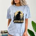 Spaghetti Western Cowboy Culture Classic Western Nostalgia Comfort Color Blast T-Shirt Ocean