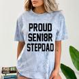 Stepfather SEN18R Graduation Party Stepdad Senior 2018 Shirt Comfort Color Blast T-Shirt Ocean