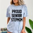 Stepmom Stepmother SEN18R Grad Senior Graduation Party Shirt Comfort Color Blast T-Shirt Ocean