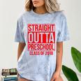 Straight Outta Preschool Graduation Class Of 2018 Comfort Color Blast T-Shirt Ocean