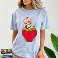 Strawberry Shortcake Sitting On Strawberry Retro Nostalgia Comfort Color Blast T-Shirt Ocean