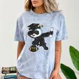 Student Graduation 2022 Panda Football Boys Girls Teenager Comfort Color Blast T-Shirt Ocean