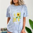Sunflower Teach Love Inspire Cool Graduation Teacher School Comfort Color Blast T-Shirt Ocean