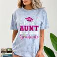 Super Proud Aunt Of 2025 Graduate Senior Graduation Family Comfort Color Blast T-Shirt Ocean