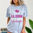 Super Proud Little Cousin Of 2025 Graduate Graduation Family Premium Tri-Blend Comfort Color Blast T-Shirt Ocean