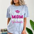 Super Proud Mom Of 2025 Graduate Senior Graduation Family Comfort Color Blast T-Shirt Ocean