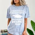 I Survived My Daughter's Engineering Degree Graduation Comfort Color Blast T-Shirt Ocean