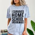 I Survived Home School Class Of 2018 Graduation Comfort Color Blast T-Shirt Ocean