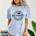 I Survived My Husband's Masters Degree Funny 2023 Graduation Comfort Color Blast T-Shirt Ocean