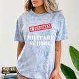 I Survived Military School Graduation Straight Outta Comfort Color Blast T-Shirt Ocean