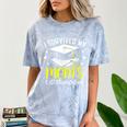 i Survived My Mom's EdD Dissertation Graduation Mom EdD Comfort Color Blast T-Shirt Ocean