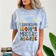 I Survived My Mom's Master's Degree Master Graduation Comfort Color Blast T-Shirt Ocean