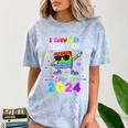 I Survived Nursing School Of 2024 Student Graduation 2024 Comfort Color Blast T-Shirt Ocean